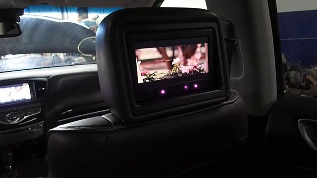 A19049 2013 INFINITI JX35 HEADREST MONITOR TEST VIDEO смотреть онлайн