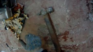 Хаски мотобуксировщик.  Запуск двигателя