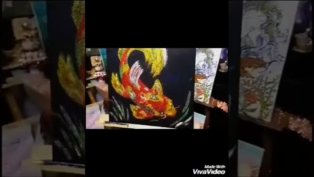 Картина блестками своими руками смотреть онлайн