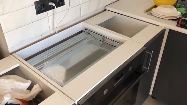 Как установить столешницу на кухне