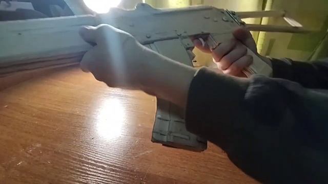 Долгожданная сборка макета АКС-74У из фанеры! Лучший #крафт смотреть онлайн
