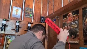 Установка новых колонок SVEN MS-85 в Наш Личный Пивной Бар-Кафе Балдёж 777! Заведение Гительманов!