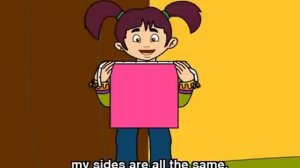 Im circle ball, square box, triangle roof, rectangle door!   English for Children Nursery Rhymes Do