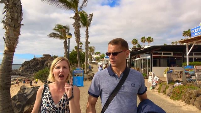 Lanzarote Playa Blanca (Канарские острова остров  Лансароте курорт Плая Бланка) #Авиамания
