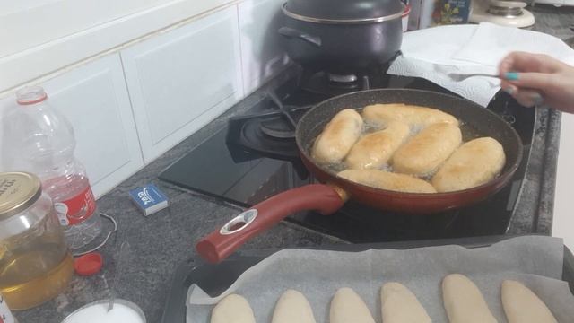 Жарим пирожки с ливером