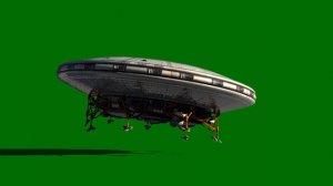 Green Screen Alien Mothership Abduction UFO Landing Camera