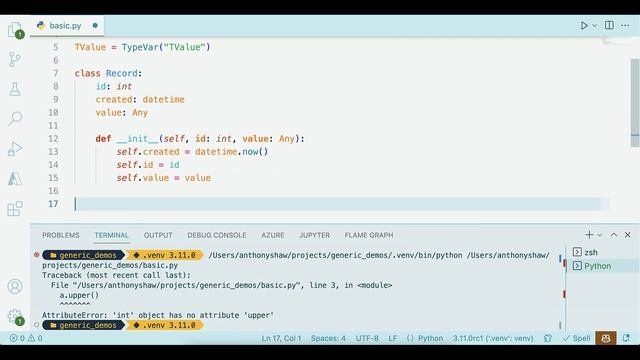 Python Typing Generics And Python 3.11 Variadic Generics