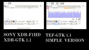 Test selectivity Sony XDR-F1HD Vs minimalist TEF6686