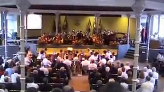 International Staff Band - TROMBONE FEATURE - When I Survey смотреть онлайн