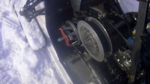 Работа вариатора Сафари самодельный снегоход с мотором Иж Ю 5