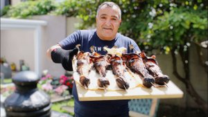 Вкусная рыба сибас приготовленная в тандыре. Простое приготовление рыбы по рецепту моей мамы