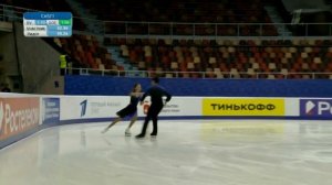 Ева Плесовских - Марк Желтышев. Произвольный танец.  Юниоры. Пермь. Гран-при России 2022