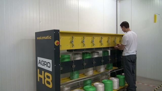 Машина для намотки шпагата Walzmatic AGRO H8 .