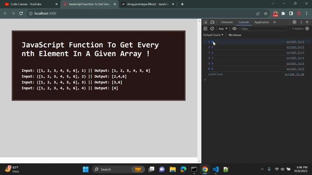 JavaScript | Filter Array Every Nth element in Array | ES6