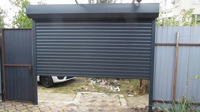 Рольворота Алютех цвет антрацит смотреть онлайн