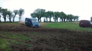 Blue Ford Transit 1997