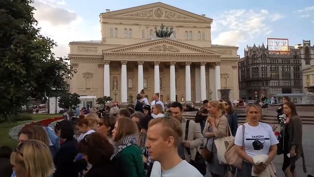 Флешмоб о принятии закона "Об ответственном обращении с животными" 2017 06 28 смотреть онлайн