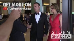 Rocco Siffredi and Rosa Tassi at Martinez Hotel in Cannes