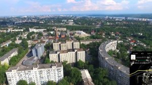 Запорожье с высоты птичьего полета.