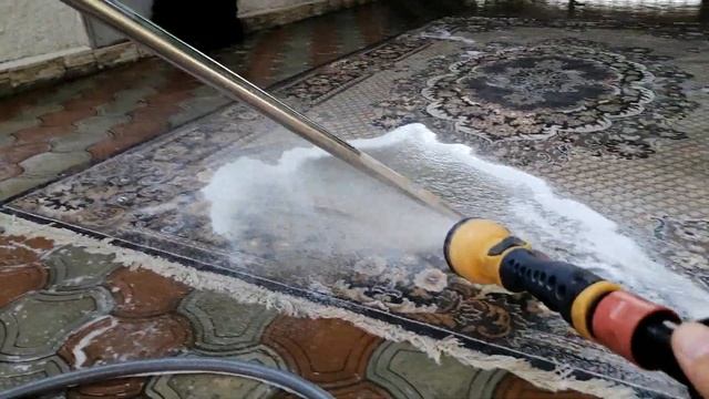 Насадка для бензокосы. Стирка ковров мотокосой, быстро и качественно. смотреть онлайн