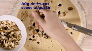 Bizcocho de Agave con Frutos Secos