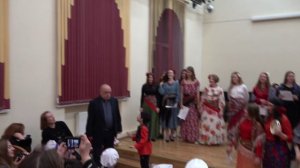 "По мотивам цыганской величальной" Фрагмент празднования юбилея Л.О. Расцветаева