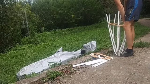 Homemade folding kayak. смотреть онлайн