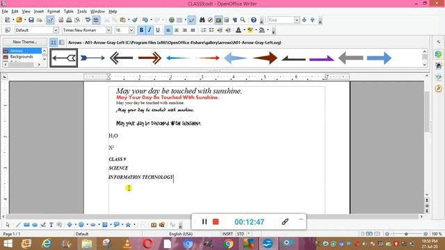 Formatting text in open office writer смотреть онлайн