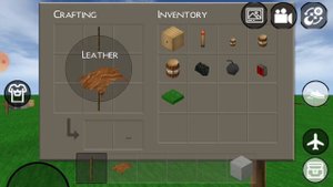 Crafting recipes for survival mini block craft 3D.