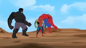 Evolution of Hulk vs Evolution of Spider-Man [2022] | SUPER HEROES MOVIE ANIMATION