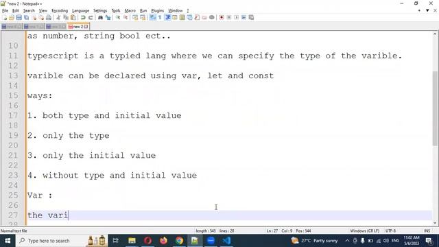 Part 4: Variables in TypeScript | Var | Let | Const in TypeScript | Telugu смотреть онлайн