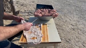 Бычьи ЯЙЦА на мангале