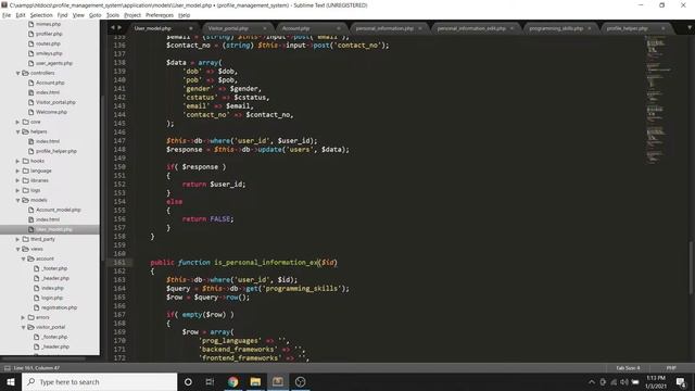 Part 7: Edit Profile Information | CodeIgniter 3 and Bootstrap 3