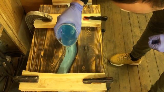 Журнальный стол река из эпоксидной смолы. Артлайн. Epoxy resin table.DIY. Artline