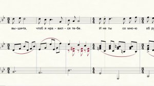 У беды глаза зеленые для фортепиано