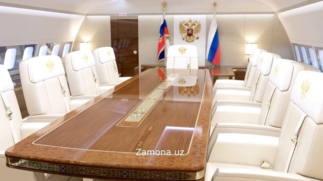 Президентларнинг самолёти ички куриниши