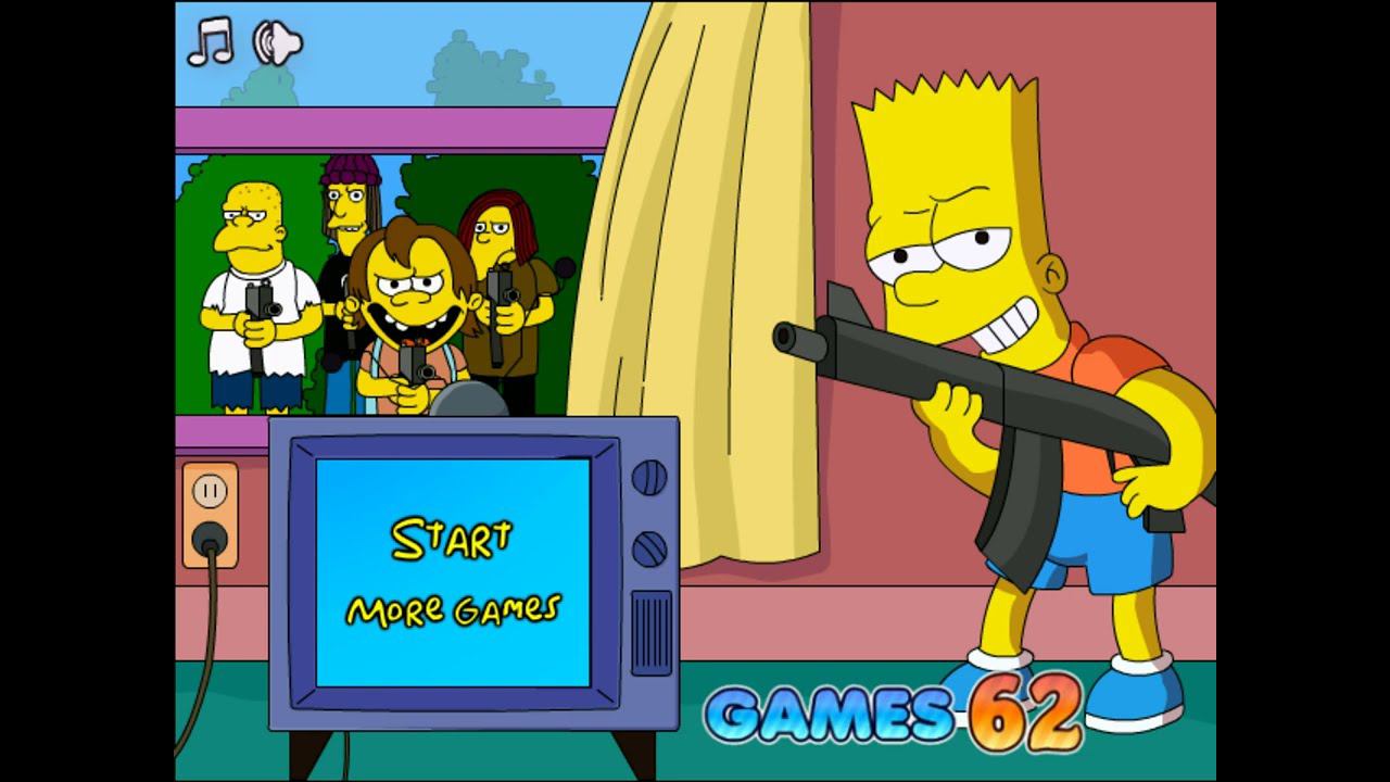 Simpsons 3D: Save Springfield FLASH GAME (Games 62 2015)