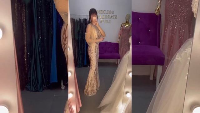 Вечерние платья СПБ Golden sparkling love