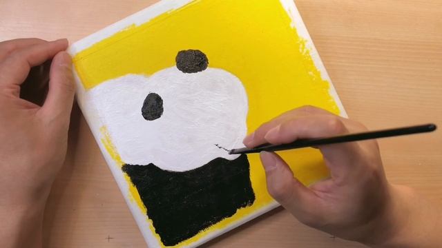 How to Paint Panda | Acrylic Painting Challenge #35 смотреть онлайн