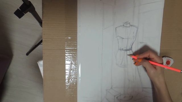 Урок по рисунку \ Манекен в интерьере смотреть онлайн