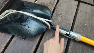 про внедорожный якорь  из лопаты  , пояснения . часть 2