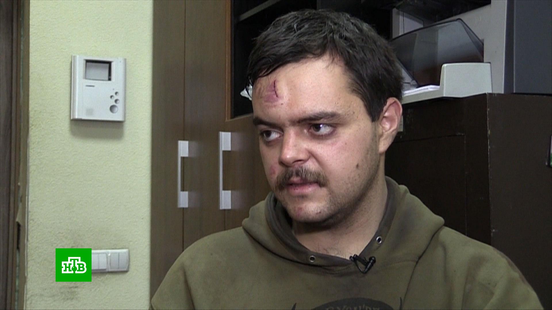 Появились кадры допроса плененного в Мариуполе британца