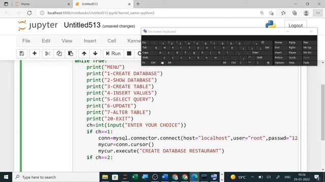 CONNECTIVITY RESTAURANT MYSQL-PYTHON || COMPUTER SCIENCE CLASS 12 || INFORMATICS PRACTICES || TERM