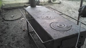 Самодельная печка.  на дровах