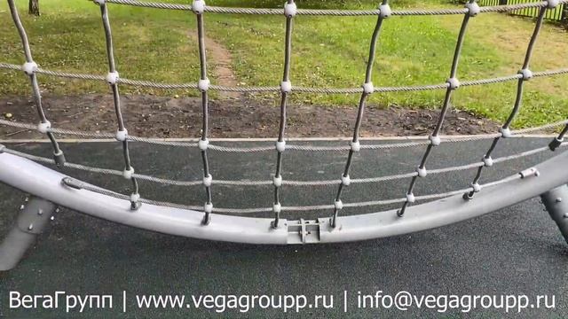 Канатный комплекс от ВегаГрупп - гибкие элементы для лазания "ОКА"