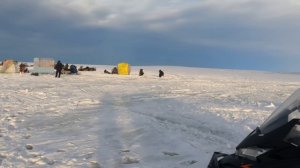 Камчатка,живем на льду и ловим корюшку поселок Октябрьский..