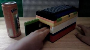 МИНИ-ХОЛОДИЛЬНИК ДЛЯ НАПИТКОВ из LEGO