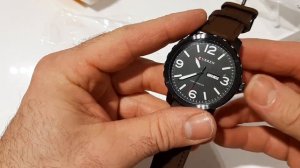 Мужские кварцевые часы  CURREN,aliexpress,тест,отзыв,обзор,распаковка ,посылка из Китая.