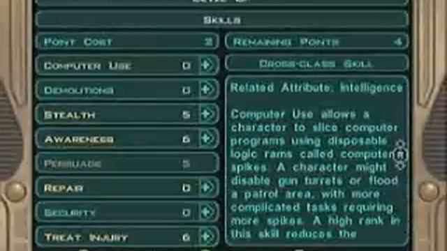 skill point level up glitch Star Wars KOTOR 2 II XBOX смотреть онлайн