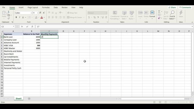 Daily Excel - Expense Calculator Part 1 of 3 смотреть онлайн